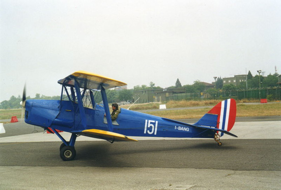 
DH.82A Tiger Moth in Royal Norwegian Air Force markings