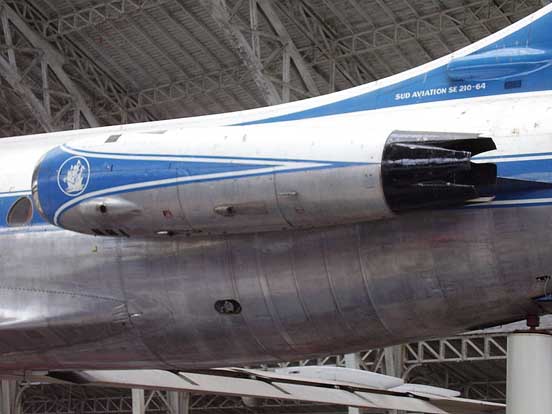 
Detail of the Rolls-Royce Avon turbojet engines