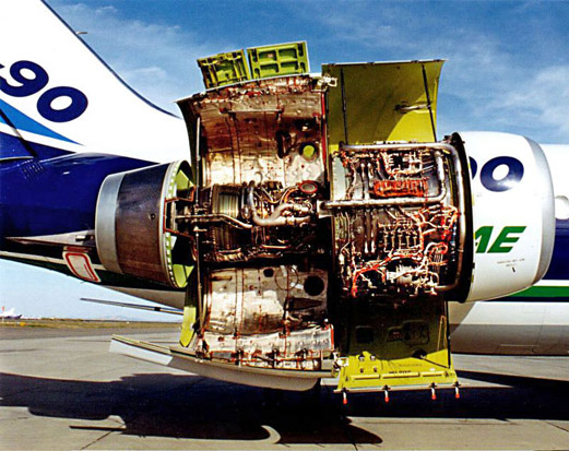 
International Aero Engines V2500 engine powering the MD-90
