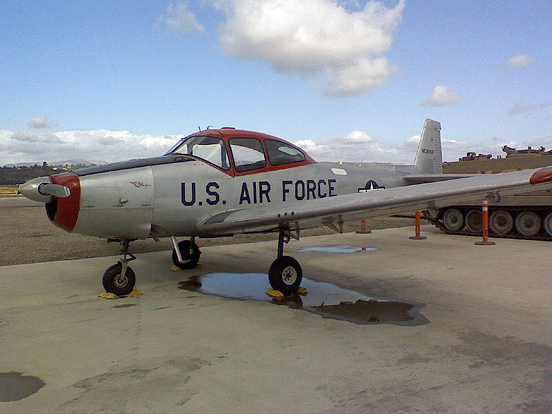 
North American L-17A, flown by the Commemorative Air Force, Camarillo Airport.