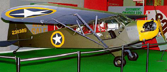 
L-4A painted and marked to represent an aircraft that flew in support of the Allied invasion of North Africa in November 1942