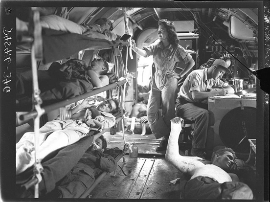 
C-46 air evacuation from Manila, Philippine Islands.