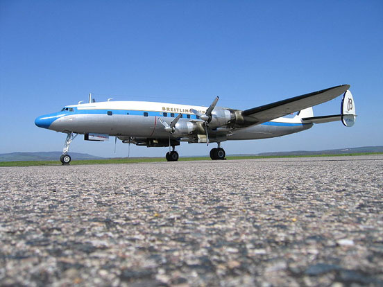 
Super Constellation (C-121C) during pilot training in Epinal - Mirecourt, France