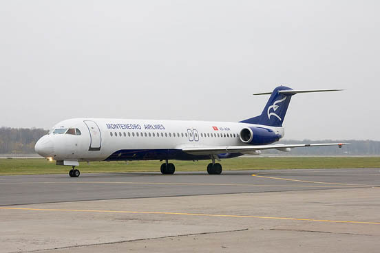 
Montenegro Airlines Fokker 100