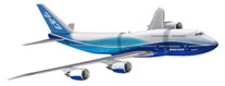 
Artist's rendering of the passenger 747-8 Intercontinental. The 747-8I is stretched in two bands shown.