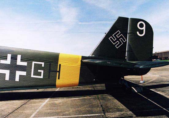
Preserved AAC 1 at Duxford, 2001, showing corrugated skin