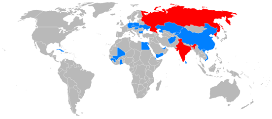 
Il-18 operators (current military operators in red)