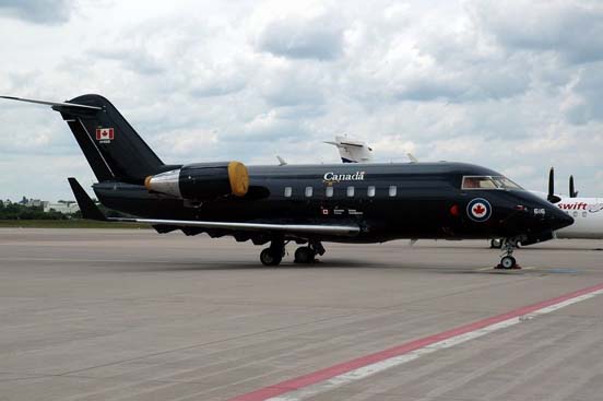 
The Challenger 601 is used as a transport by the Canadian Forces.
