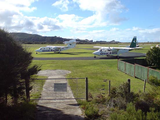 
Trislander at the Great Barrier Aerodrome, operated by Great Barrier Airlines, Great Barrier Island, New Zealand.