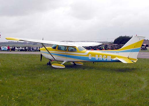 
A 1971 Cessna 172L at Kemble Airfield, England, May 2003