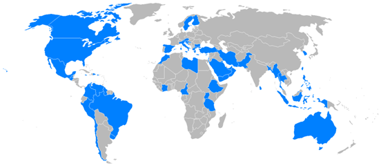 
Military operators of the Bell 206 as of 2006