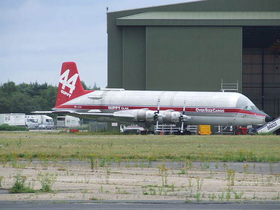 
The Skymonster at Bournemouth when it was registered as 9G-LCA