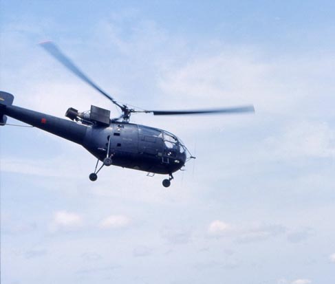 
Portuguese Alouette III in Africa during a MEDEVAC
