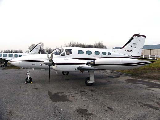 
A Cessna 421B Golden Eagle at Carp Airport December 2006