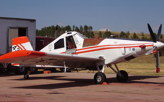 
Ayres S2R-T Thrush powered by a Pratt & Whitney Canada PT-6 turboprop