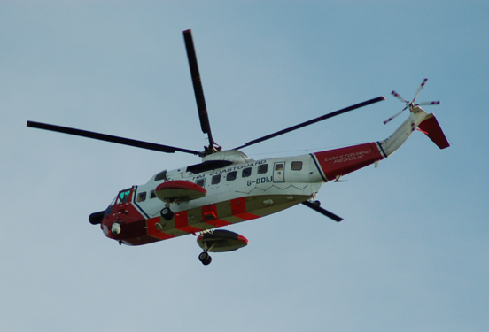 
A Bristow Helicopters S-61N operating for HM Coastguard