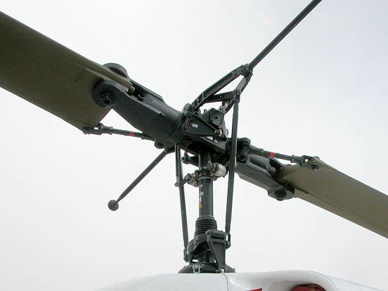 
Semirigid rotor system