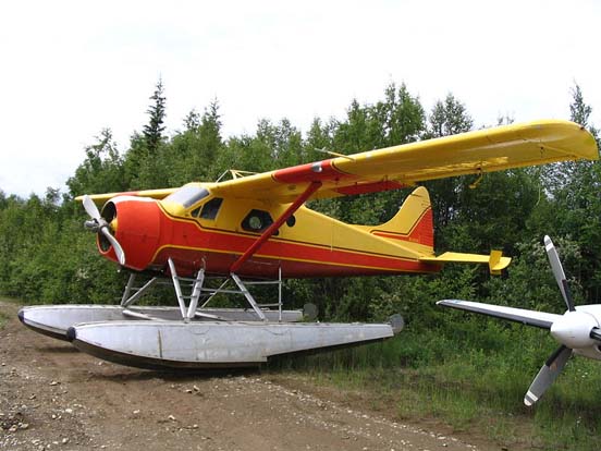 
A Beaver on floats, but out of the water