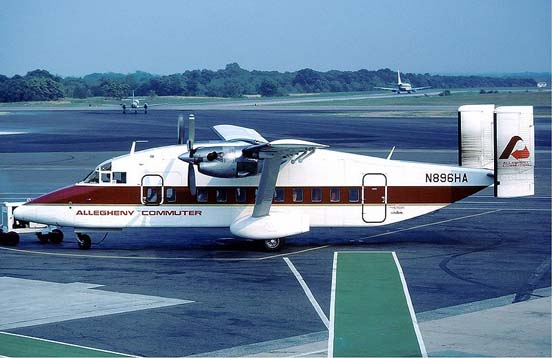 
Short 330 of Henson Airlines at Baltimore-Washington International Airport on 11 September 1983