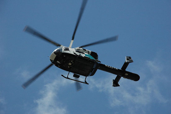 
An MD Explorer operated as an air ambulance by CALSTAR