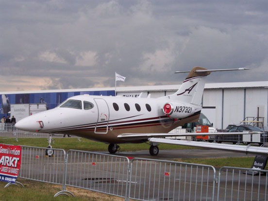 
A Premier IA at an aviation industry trade fair in Germany