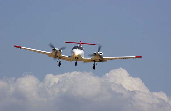 
PA-44 on landing at Son Bonet Aerodrome