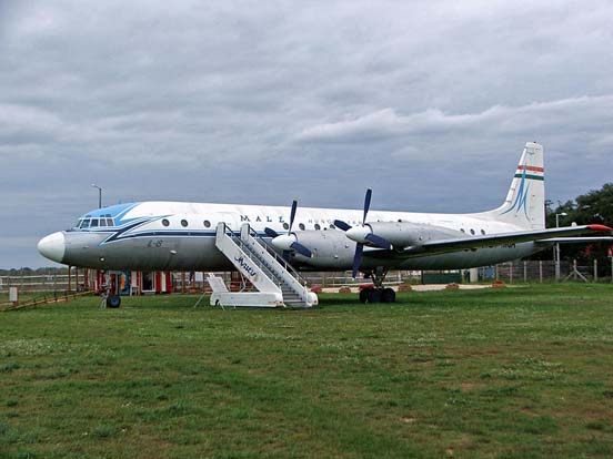 
Malev IL-18 in at an open air aircraft museum at the Budapest Ferihegy International Airport