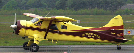 
A Beaver, operated by Freebird Wildnerness Tours, at Airport Niederrhein in Germany