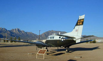 
US Army VC-6A, used by Wernher von Braun, displayed at White Sands Missile Range Museum