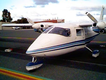
Partenavia P.68 (VH-PNT) at Jandakot Airport, Jandakot, Australia