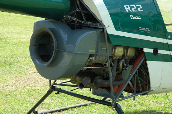 
Lycoming O-320 mounted in a Robinson R-22 Beta