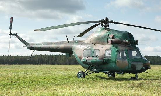 
Mi-2 in Borki, Tver region, Russia