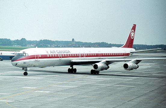 
Air Canada DC-8 at Montréal-Pierre Elliott Trudeau International Airport