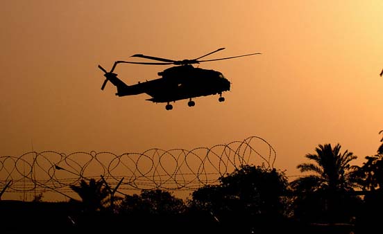 
A British Merlin in Iraq during 2005