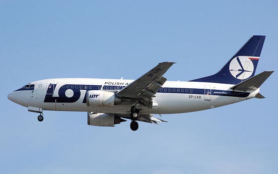
LOT Polish Airlines 737-500