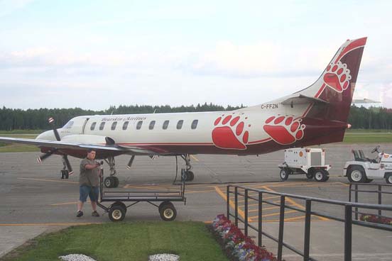 
Bearskin Airlines C-FFZN SA227-AC Metroliner operating out of Red Lake, Ontario, c. 2007