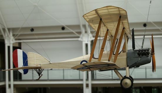 
A B.E.2c at the Imperial War Museum in London.
