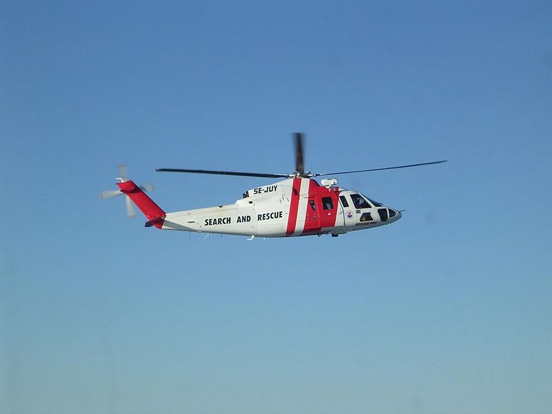 
S-76C Search And Rescue Helicopter Operated by Norrlandsflyg
