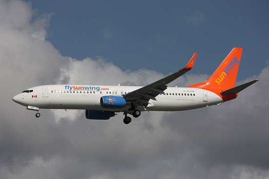 
Sunwing Airlines Boeing 737-800