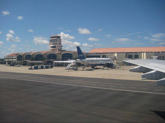 
JetBlue Airways at Cibao International Airport, Santiago, DR.