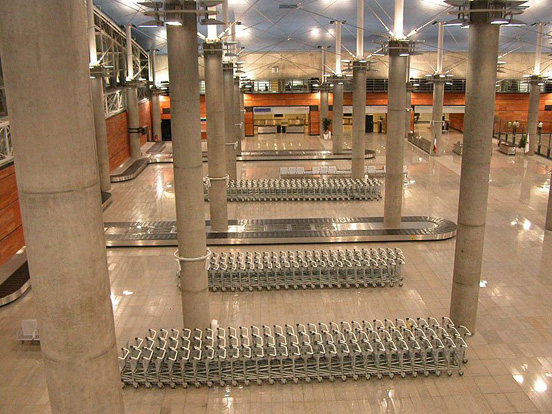 
The hall of Tehran Imam Khomeini International Airport, Iran.