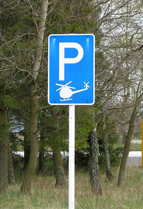 
Helicopter parking in Germany