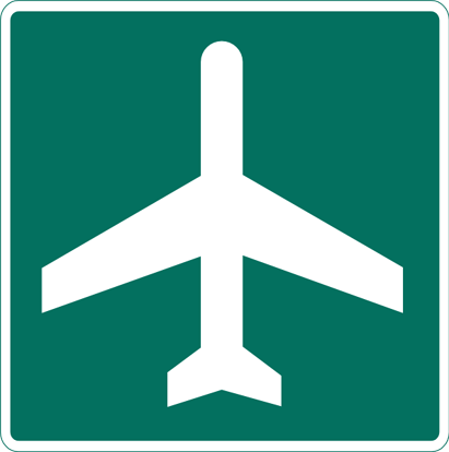 
The Airport sign used for the Airport