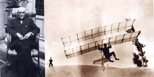 
Octave Chanute's biplane hang glider. U.S.A., 1896.[96].