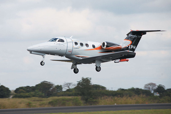 
Embraer Phenom 100 during its maiden flight.