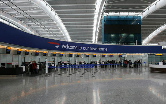 
British Airways's new home at Heathrow Terminal 5.