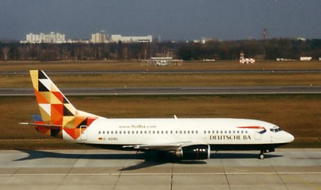 
Deutsche BA 737 at Berlin in 2002.