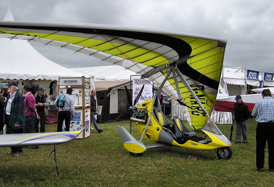 
A weight-shift ultralight aircraft, the Air Creation Tanarg