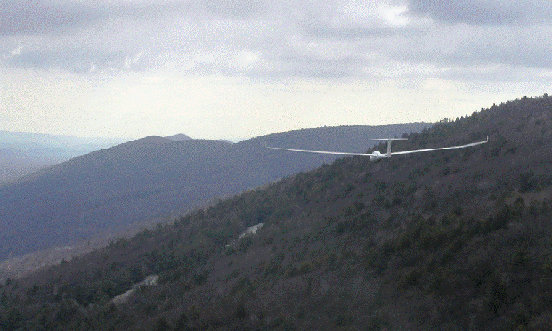 
A Scimitar glider ridge soaring in Lock Haven, Pennsylvania USA