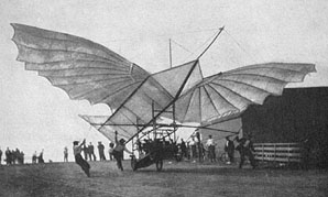 
Whitehead's large Albatros-type glider - ca. 1905 - 1906